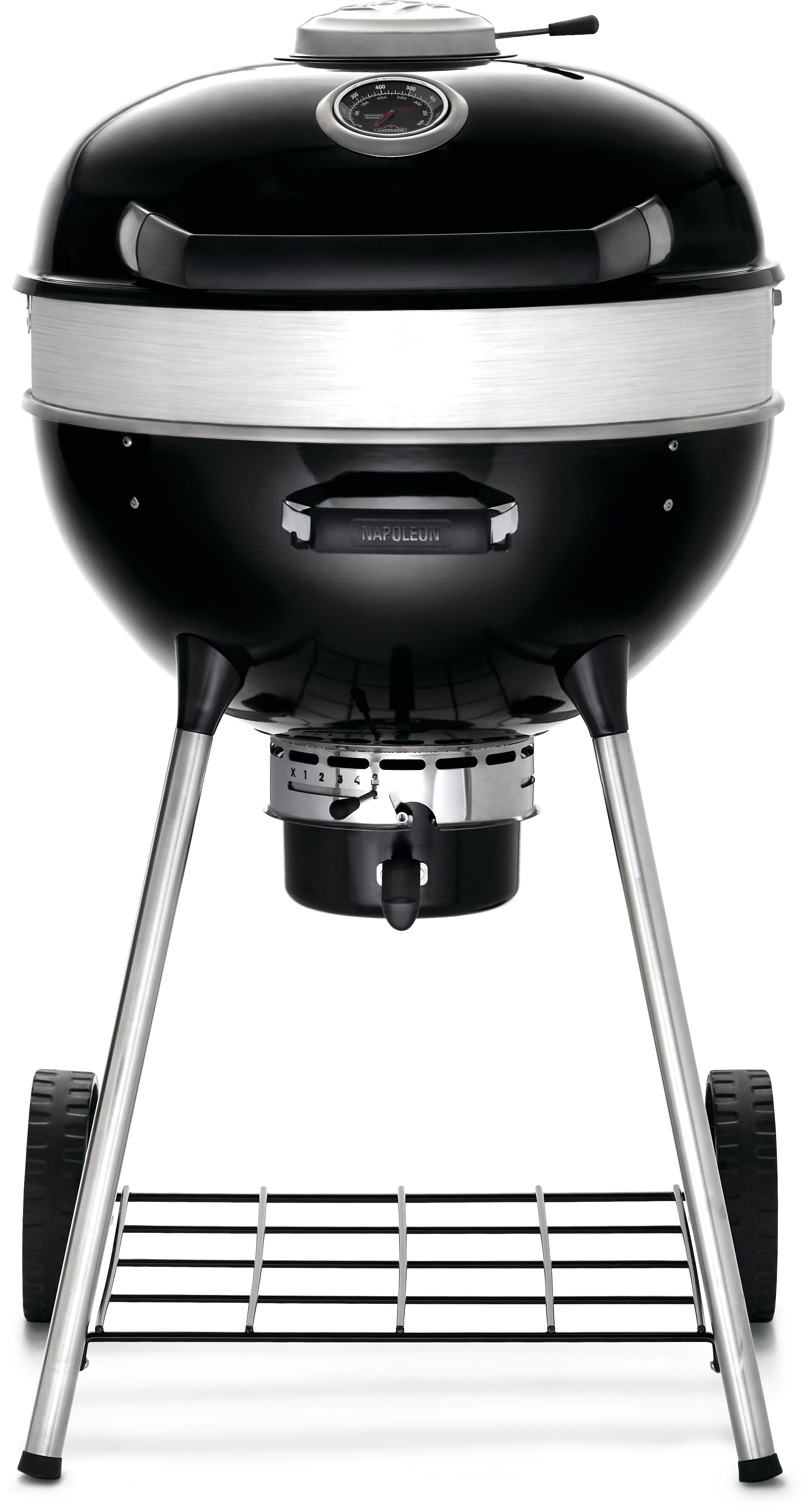 Gril au charbon de bois circulaire PRO22, noir